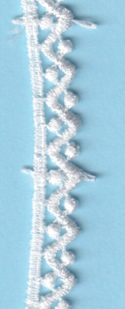 pizzo macramè bianco