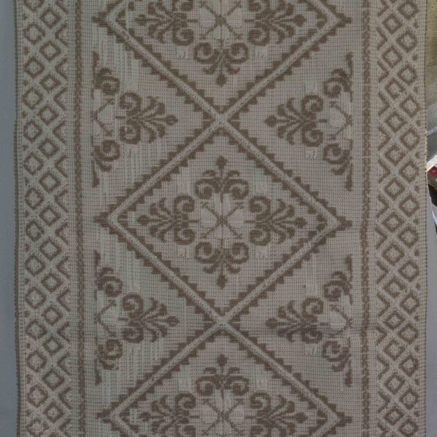 tappeto sardo bianco