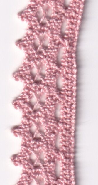 pizzo merletto rosa antico