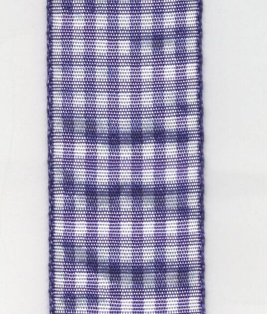 nastro quadri bianco viola