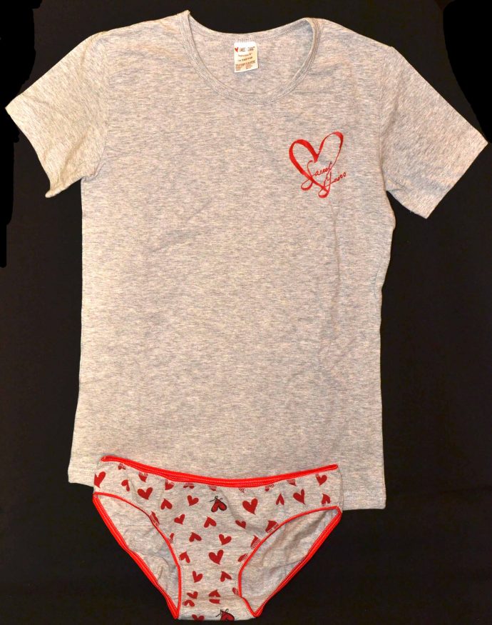 intimo bambina coordinato